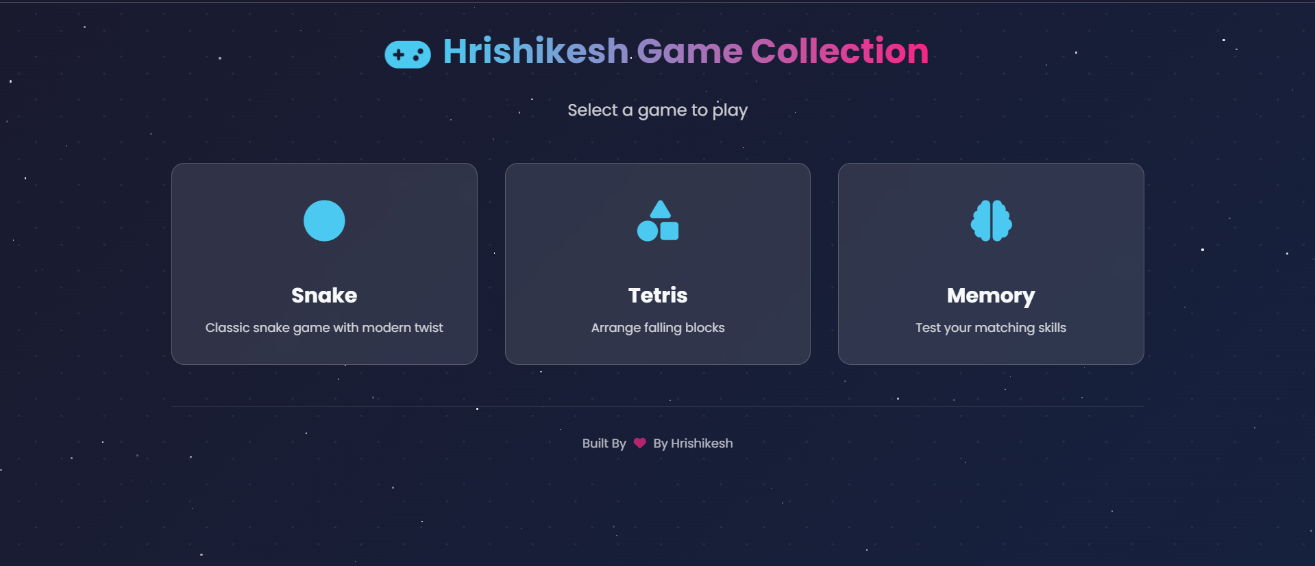 Hrishi Game Collection